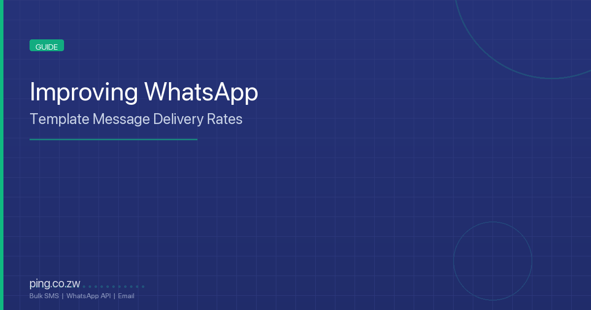Improving WhatsApp Template Message Delivery Rates